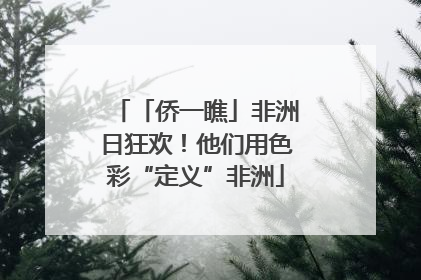 「侨一瞧」非洲日狂欢！他们用色彩“定义”非洲