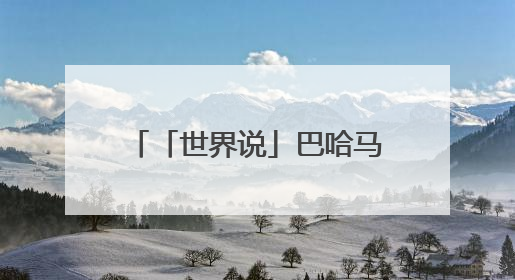 「世界说」巴哈马媒体社论：与谁合作，自有判断，不会沦为“权力游戏”