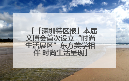 「深圳特区报」本届文博会首次设立“时尚生活展区”东方美学相伴 时尚生活呈现