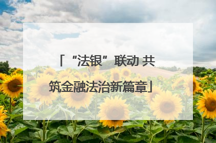 “法银”联动 共筑金融法治新篇章