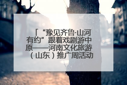 “豫见齐鲁·山河有约”跟着戏剧游中原——河南文化旅游（山东）推广周活动菏泽站活动举行