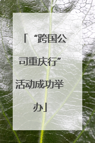 “跨国公司重庆行”活动成功举办