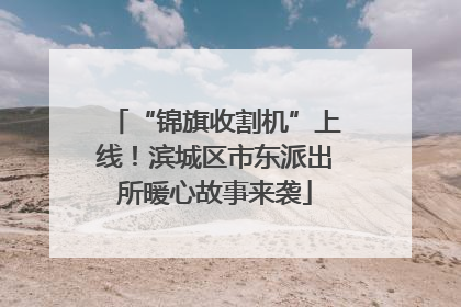 “锦旗收割机”上线！滨城区市东派出所暖心故事来袭