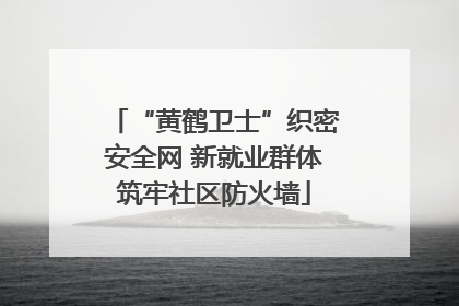 “黄鹤卫士”织密安全网 新就业群体筑牢社区防火墙