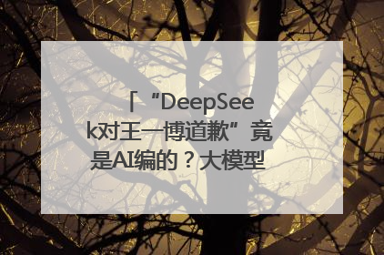“DeepSeek对王一博道歉”竟是AI编的？大模型幻觉引发热搜假案