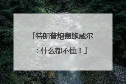 特朗普炮轰鲍威尔：什么都不懂！