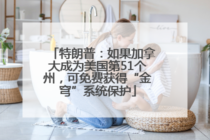 特朗普：如果加拿大成为美国第51个州，可免费获得“金穹”系统保护