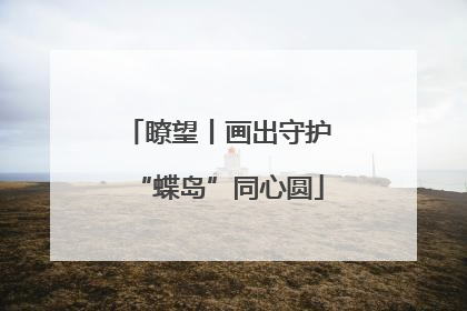 瞭望丨画出守护“蝶岛”同心圆