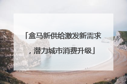 盒马新供给激发新需求，潜力城市消费升级