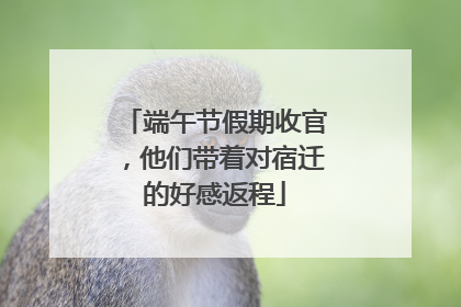 端午节假期收官，他们带着对宿迁的好感返程