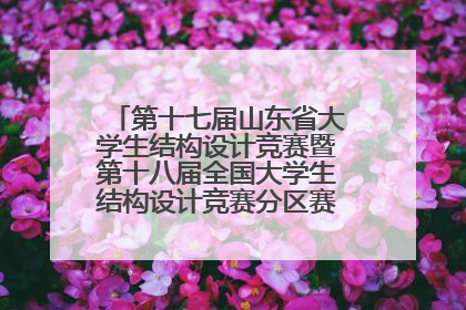 第十七届山东省大学生结构设计竞赛暨第十八届全国大学生结构设计竞赛分区赛在青岛举办