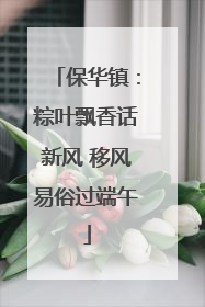 保华镇：粽叶飘香话新风 移风易俗过端午