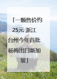 一颗售价约25元 浙江台州今年首批杨梅出口新加坡