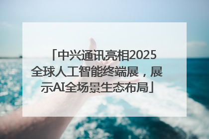 中兴通讯亮相2025全球人工智能终端展，展示AI全场景生态布局