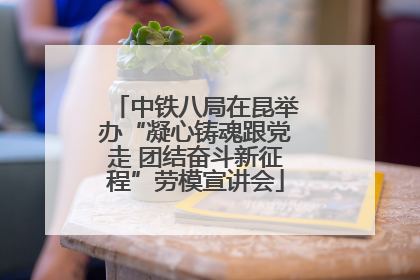 中铁八局在昆举办“凝心铸魂跟党走 团结奋斗新征程”劳模宣讲会