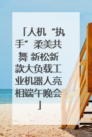 人机“执手”柔美共舞 新松新款大负载工业机器人亮相端午晚会