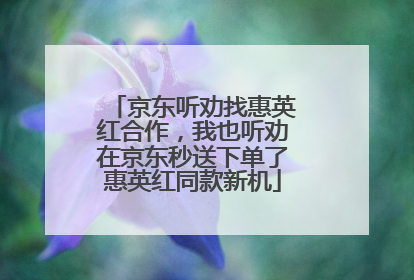 京东听劝找惠英红合作，我也听劝在京东秒送下单了惠英红同款新机