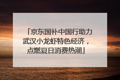京东国补中国行助力武汉小龙虾特色经济，点燃夏日消费热潮