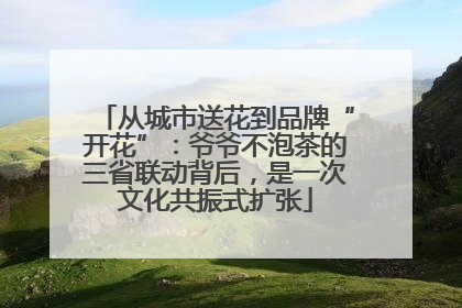 从城市送花到品牌“开花”：爷爷不泡茶的三省联动背后，是一次文化共振式扩张