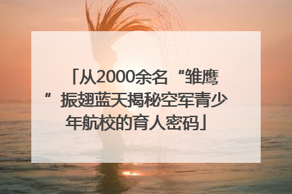 从2000余名“雏鹰”振翅蓝天揭秘空军青少年航校的育人密码