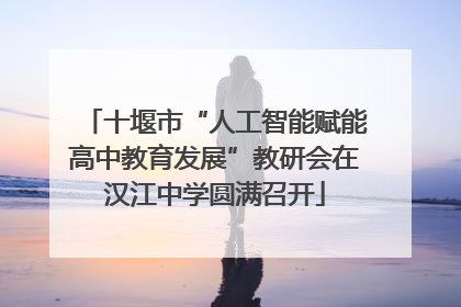 十堰市“人工智能赋能高中教育发展”教研会在汉江中学圆满召开