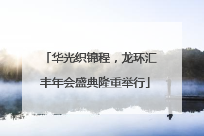 华光织锦程，龙环汇丰年会盛典隆重举行