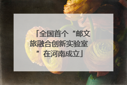 全国首个“邮文旅融合创新实验室”在河南成立