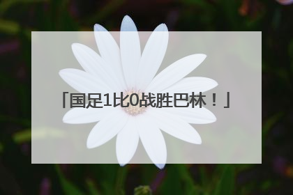 国足1比0战胜巴林！