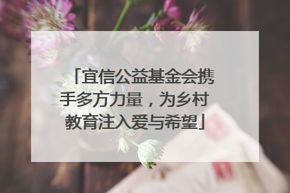 宜信公益基金会携手多方力量，为乡村教育注入爱与希望