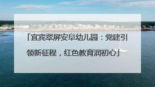 宜宾翠屏安阜幼儿园：党建引领新征程，红色教育润初心