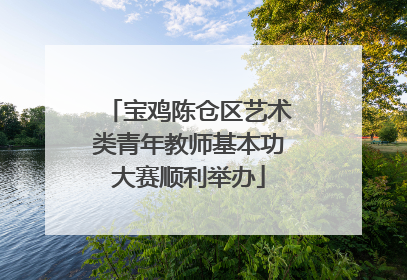 宝鸡陈仓区艺术类青年教师基本功大赛顺利举办