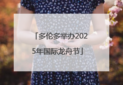 多伦多举办2025年国际龙舟节