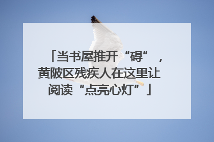 当书屋推开“碍”，黄陂区残疾人在这里让阅读“点亮心灯”