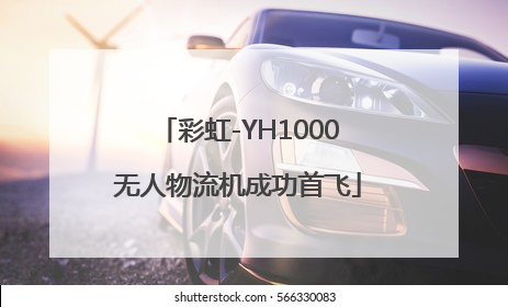 彩虹-YH1000无人物流机成功首飞