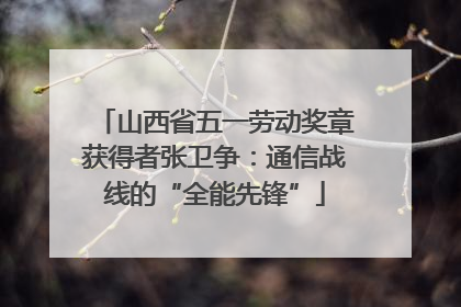 山西省五一劳动奖章获得者张卫争：通信战线的“全能先锋”