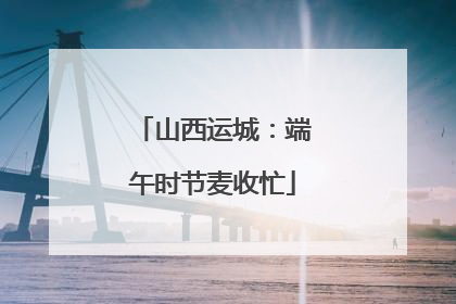 山西运城：端午时节麦收忙