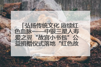 弘扬传统文化 赓续红色血脉——中银三星人寿爱之翼“故宫小书包”公益捐赠仪式落地“红色故都”江西瑞金