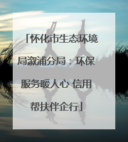 怀化市生态环境局溆浦分局：环保服务暖人心 信用帮扶伴企行