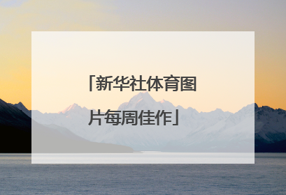 新华社体育图片每周佳作