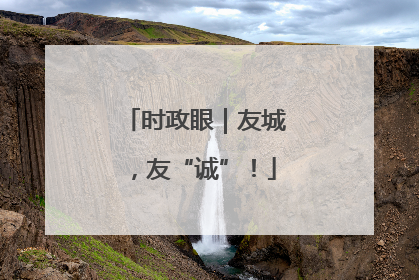 时政眼｜友城，友“诚”！