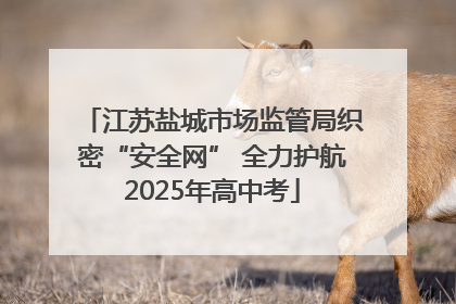 江苏盐城市场监管局织密“安全网” 全力护航2025年高中考