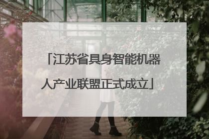 江苏省具身智能机器人产业联盟正式成立