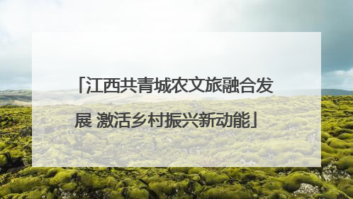 江西共青城农文旅融合发展 激活乡村振兴新动能