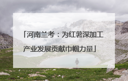 河南兰考：为红薯深加工产业发展贡献巾帼力量