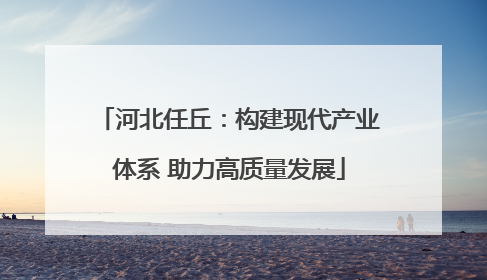 河北任丘：构建现代产业体系 助力高质量发展