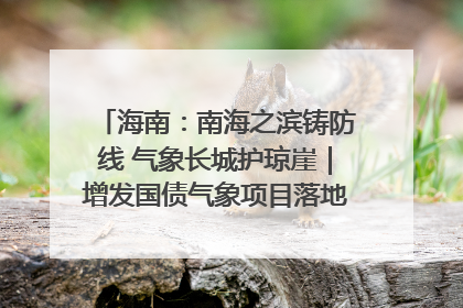 海南：南海之滨铸防线 气象长城护琼崖｜增发国债气象项目落地见效系列报道