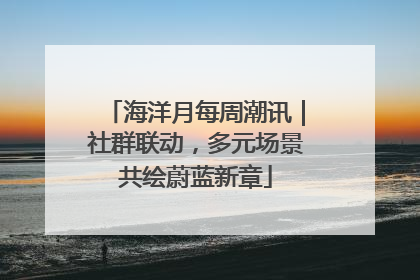 海洋月每周潮讯｜社群联动，多元场景共绘蔚蓝新章