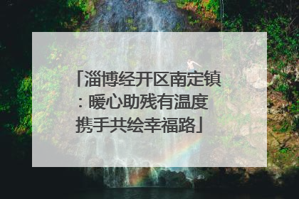 淄博经开区南定镇：暖心助残有温度 携手共绘幸福路