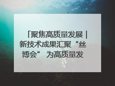 聚焦高质量发展｜新技术成果汇聚“丝博会” 为高质量发展注入新动能