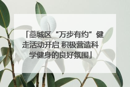 藁城区“万步有约”健走活动开启 积极营造科学健身的良好氛围